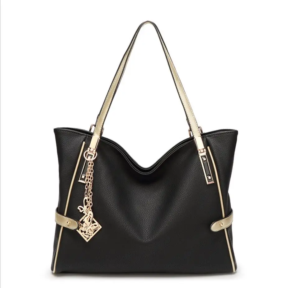 Роскошная женская кожаная сумка через плечо переноска Bolsas Femininas Женская Большая