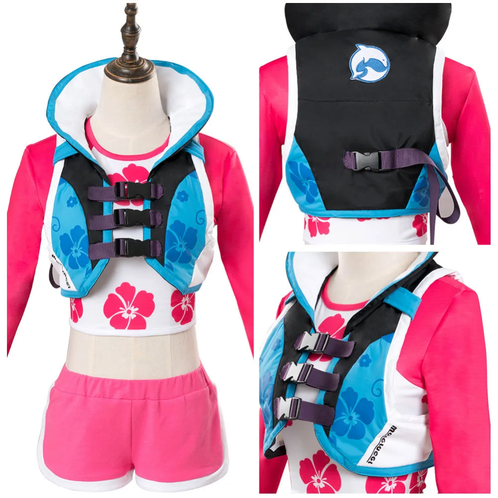 Костюм для косплея OW D.Va DVA Hana Song костюм Waveracer Skin взрослых женщин и девочек