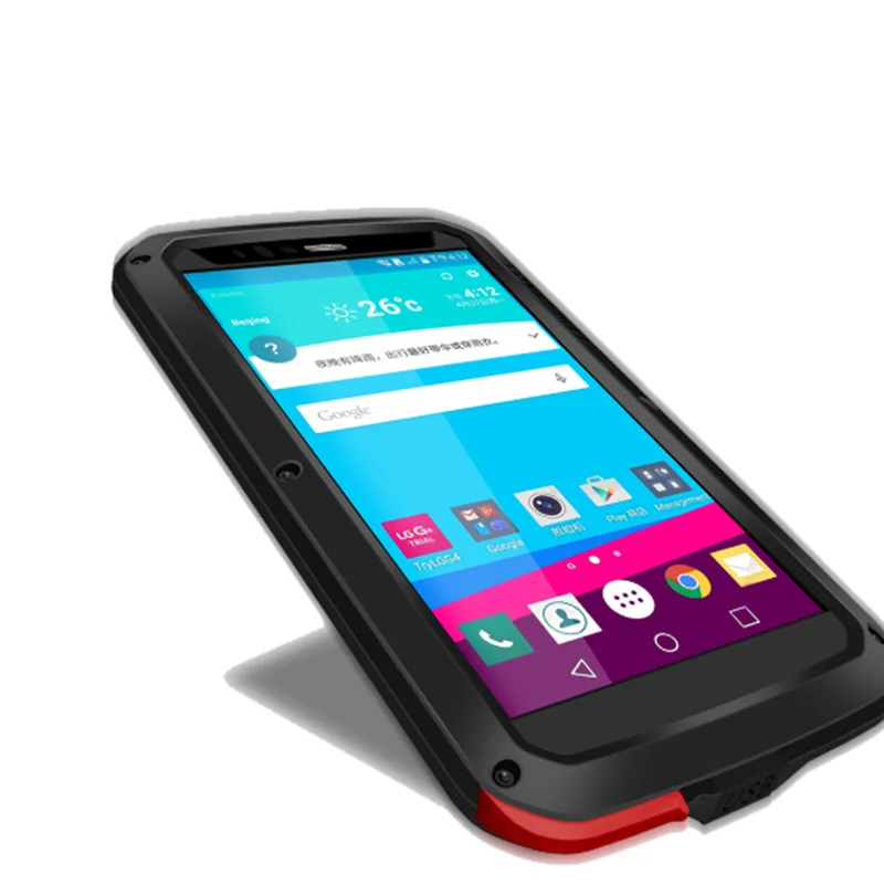 LOVE MEI Aluminum Metal Case Cover for LG G6 Full Protection Silicone Hybrid Waterproof Shockproof Cases |