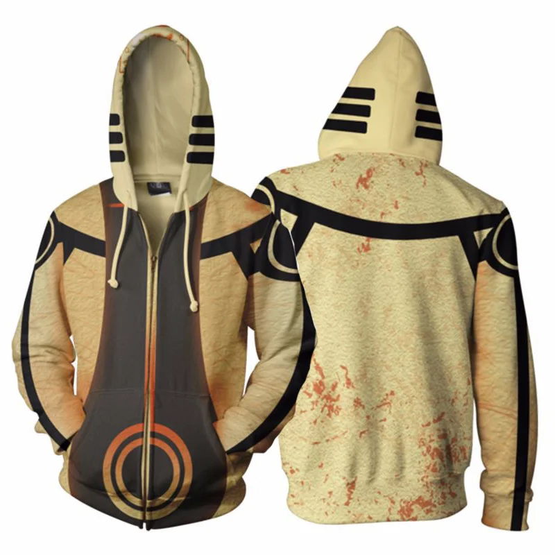 Аниме Наруто Толстовка с принтом Hokage Sharingan Sasuke Ninjia косплей мужские толстовки на молнии с капюшоном женская уличная одежда