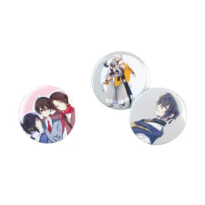 12 видов Touken Ranbu онлайн фигурка модель брошь заколки круглые Жесть значок для