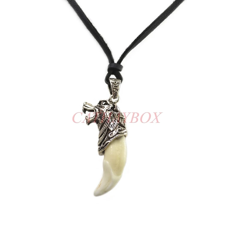 Цепочка с подвеской в виде зуба волка 70 см|necklace pendant silver|pendantnecklace name |