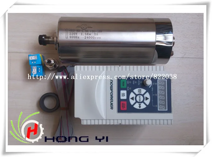 HGR25 линейная Руководство + dfu1605 ШВП двойной орехи 0.8kw шпинделя Двигатель Servo 90st-m02430