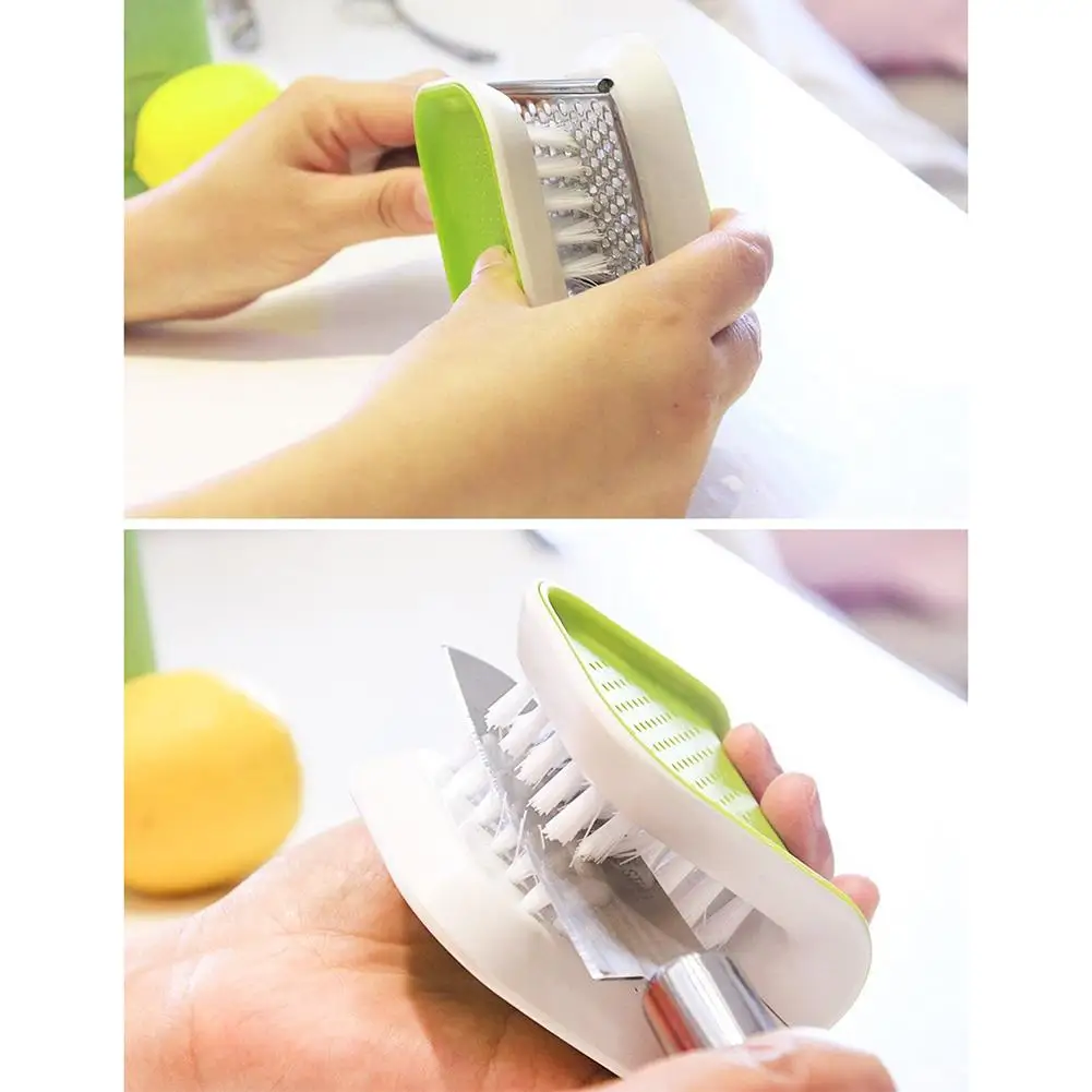 щетка для столовых приборов Портативная губка кухонный нескользящий скраб