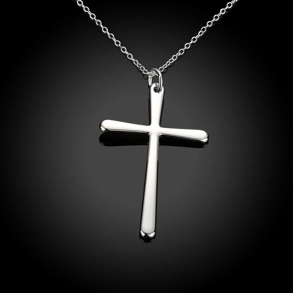 Ожерелье с кулоном крестом серебро 925 пробы|necklace punk|cross pendant necklacecross |