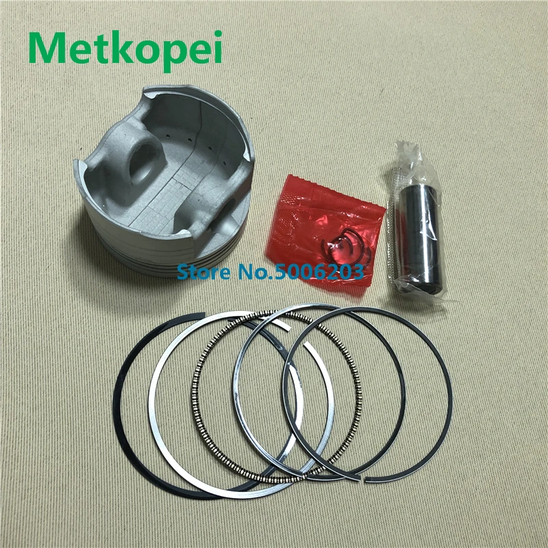 Motorcycle CBF150 piston 57.3 mm bore 14 pin 0.8*0.8*1.5mm ring set kit assembly for Honda 150cc CBF 150 egine spare parts | Автомобили и