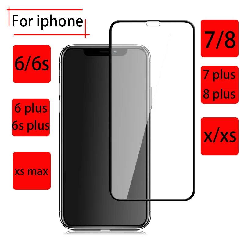 Защитное стекло для Iphone 6 7 8 6s plus 7puls 8plus 6plus 6s закаленное стекло Apple Iphone XS Max I Phone Iphone 6 phone 9h