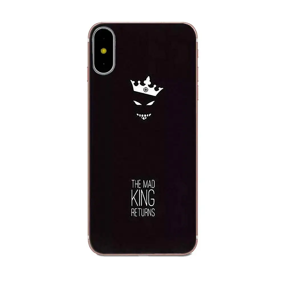 King Кепка с надписью Queen для HTC 530 626 628 630 816 820 One A9 M7 M8 M9 M10 E9 Plus U11 Moto G G2 G3 G4 G5 TPU чехол