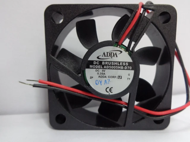 

Новый Оригинальный ADDA AD5005HB-D70 5V 0.35A 5 см 50*50*15 мм компьютер Вентилятор охлаждения
