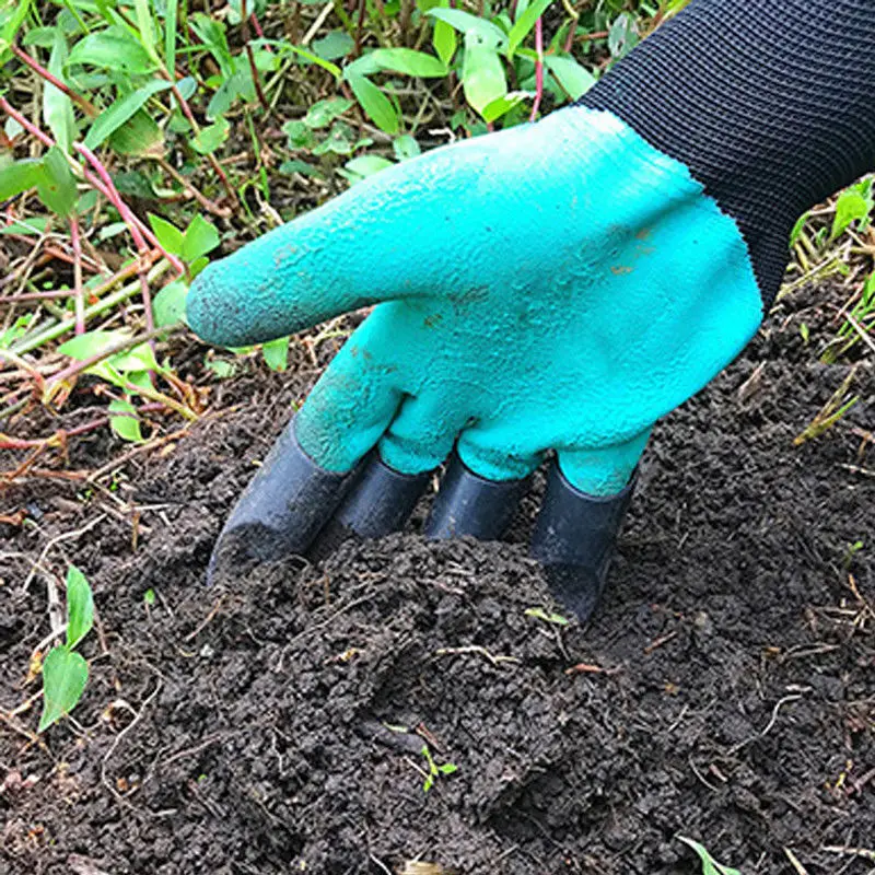 4 шт./лот садовые когти из АБС пластика для садового копания грабли защитные