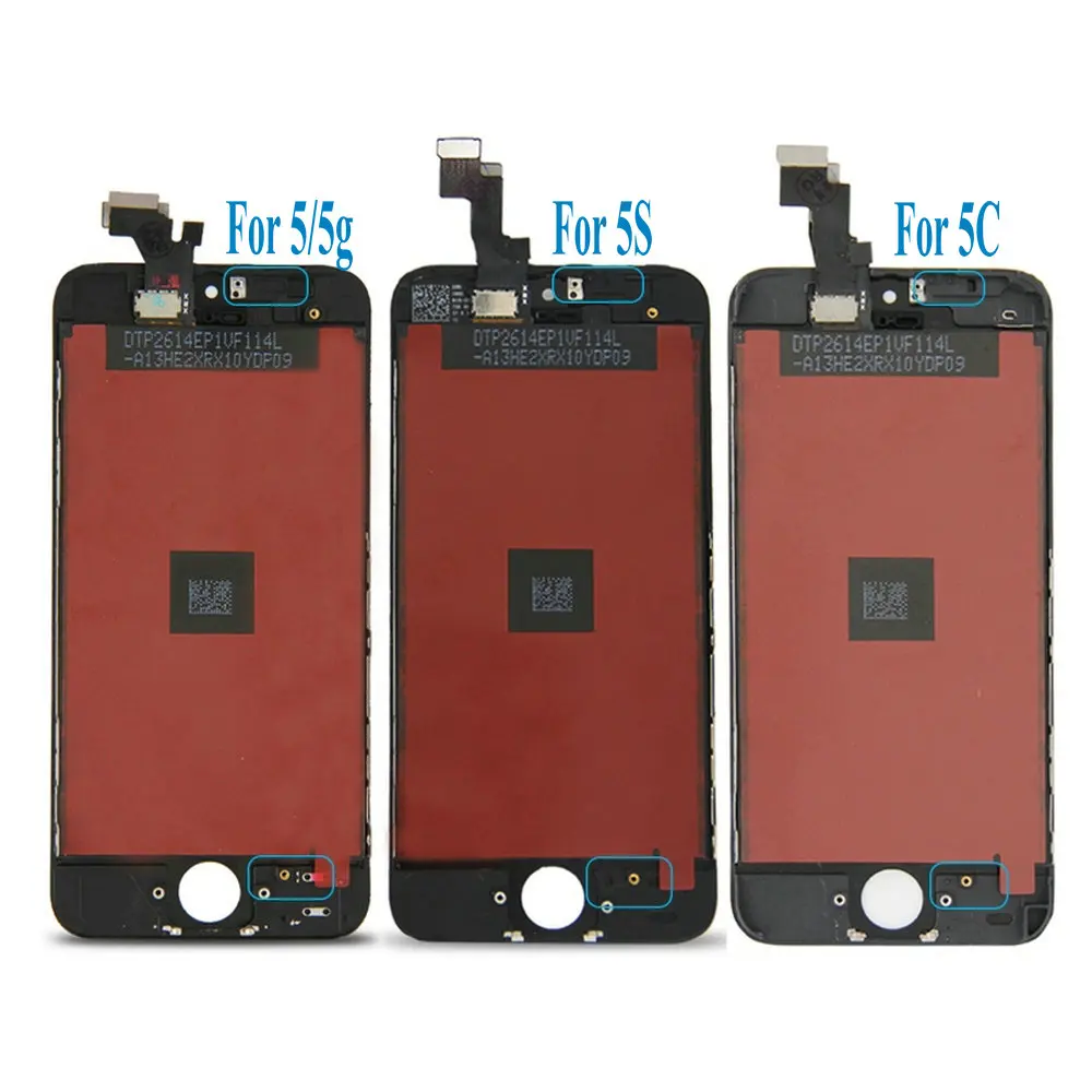 ЖК экран AAA для iphone 5 5s 5c дисплей в сборе Замена с оригинальным дигитайзером