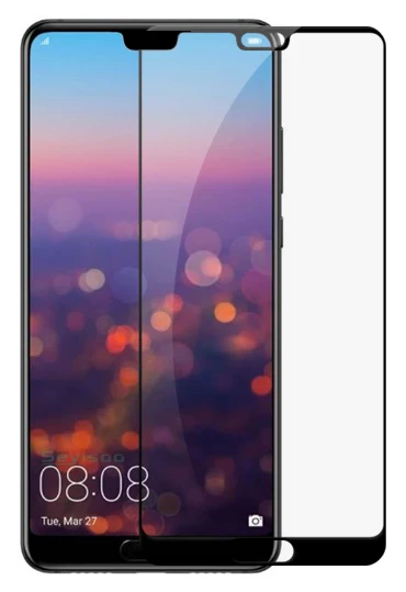Seyisoo Премиум 2.5D 0,3 мм 9H полное покрытие экрана протектор Закаленное стекло для huawei P20 huawei P 20 профессиональная защитная пленка