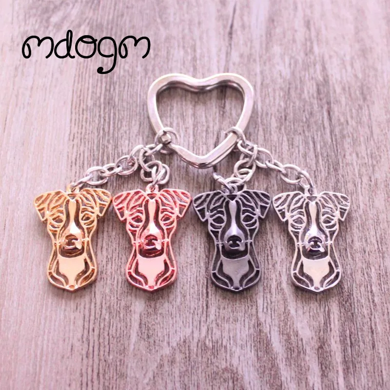 2019 Джек Рассел терьер собака животное позолоченная Посеребренная металлическая