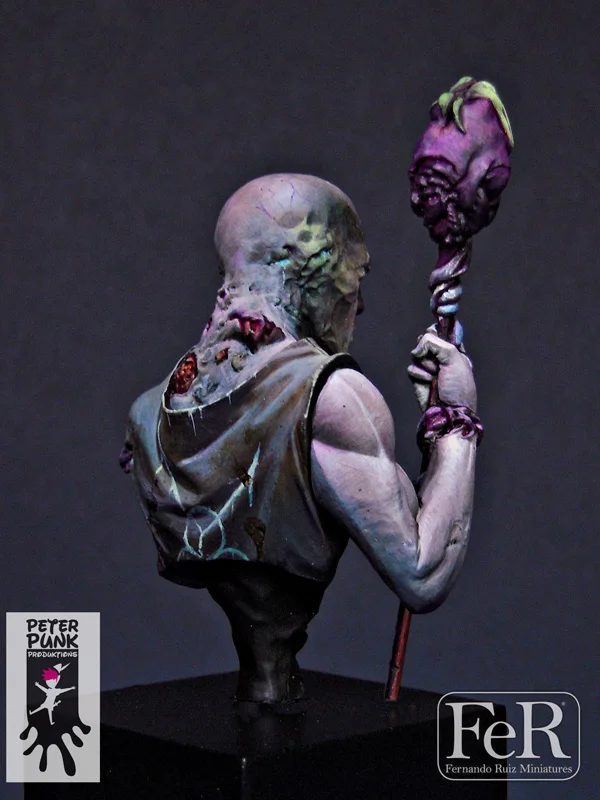 1/16 г. Комплект из смолы с надписью Herald of the Plague объем груди GK фантастическая тема