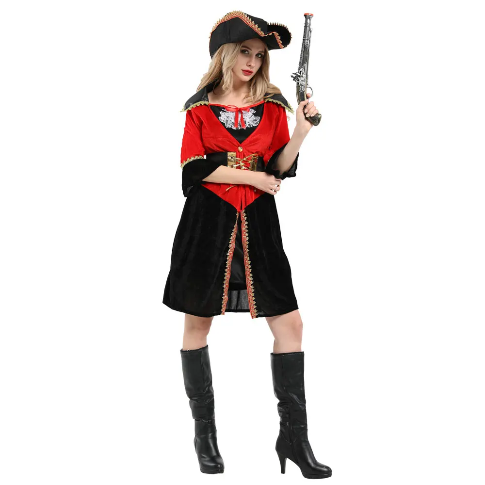 Женское великолепное платье для косплея пиратов | Тематическая одежда и униформа
