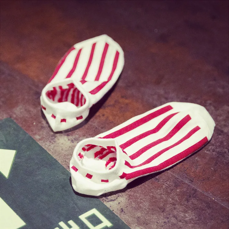 5 пар мужских носков 2017 Весна/лето/осень хлопчатобумажные носки с полосками