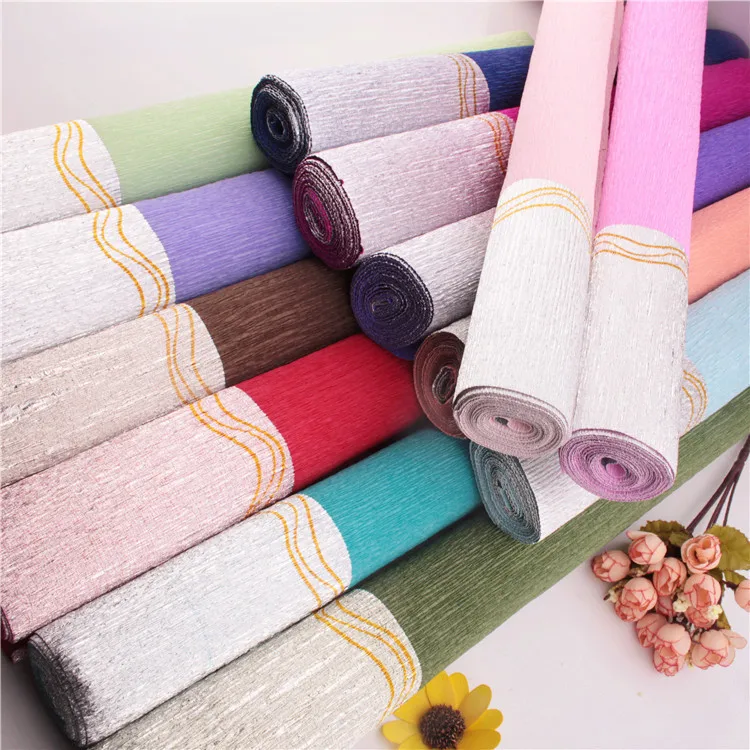 50*250 см DIY Цветочный Цветок/подарочная упаковка для упаковки креповых бумаг