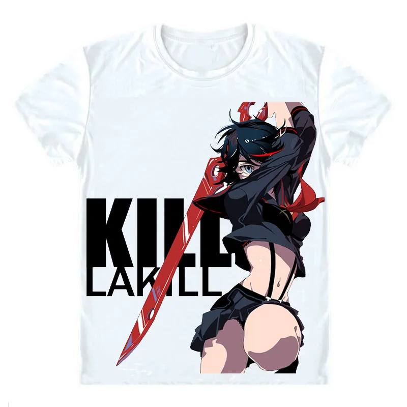 Рубашки с коротким рукавом Kill la футболки Аниме Манга Киру РА матои риуко тахикири