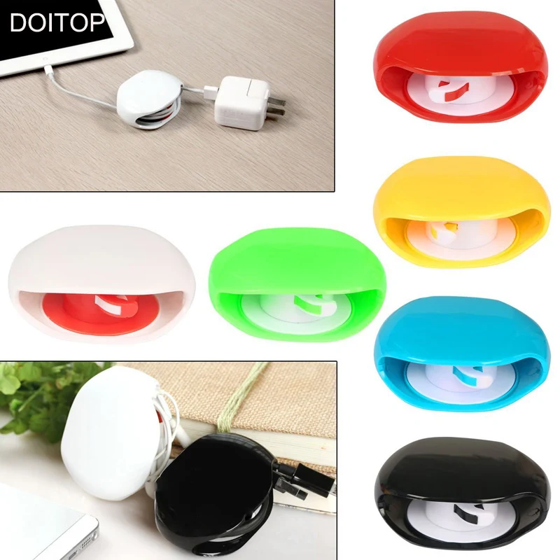 DOITOP наушники и USB кабели для зарядки автоматический кабель намотки провода