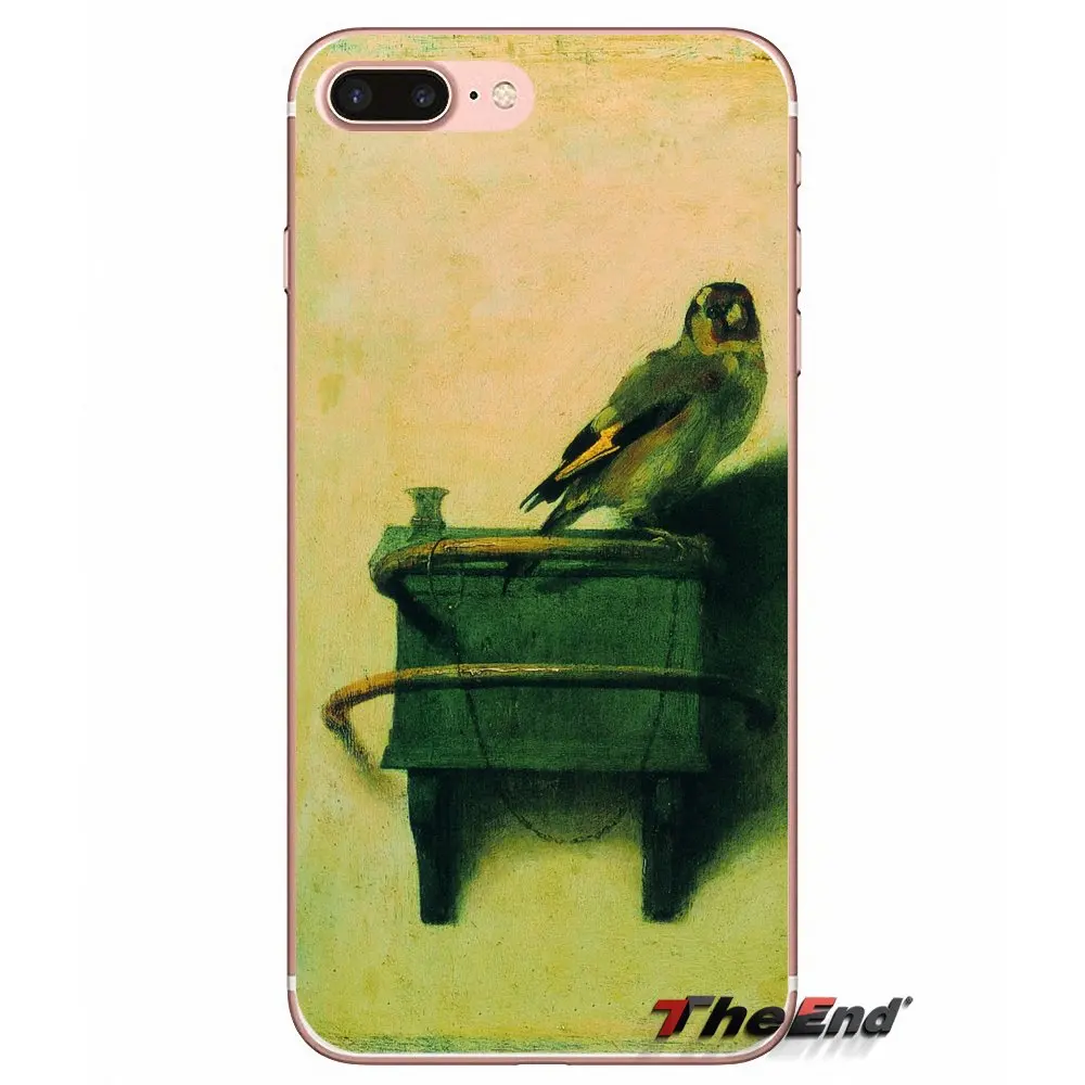 Carel fabritius the goldfinch 1654 чехол для Xiaomi Redmi 4 3 3S Pro Mi3 Mi4 Mi4i Mi4C Mi5 Mi5S Mi Max Note 2 4|case for xiaomi|case xiaomi