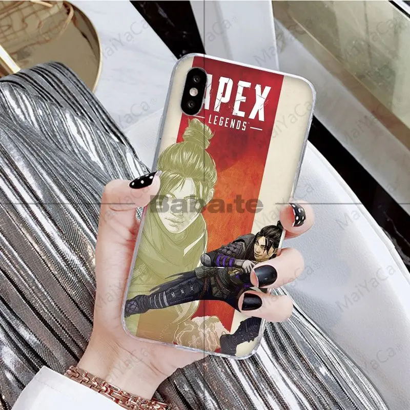 A3 Babaite Apex Legends клиент высокое качество Новинка чехол для телефона Fundas для Apple iPhone 8 7 6 6S Plus X XS MAX 5 5S SE XR чехол - Цвет: A3
