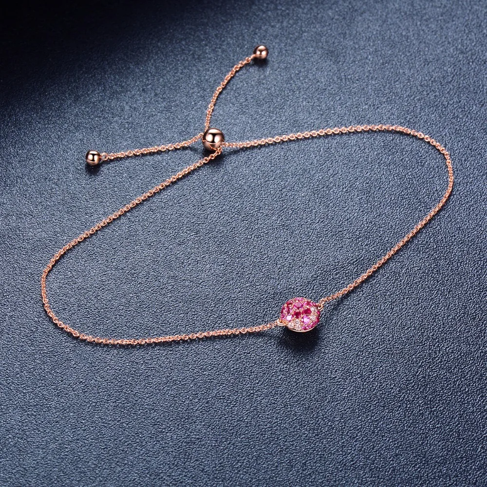 LP Diamond-ювелирные изделия натуральный драгоценный камень рубин 18 К розовое золото