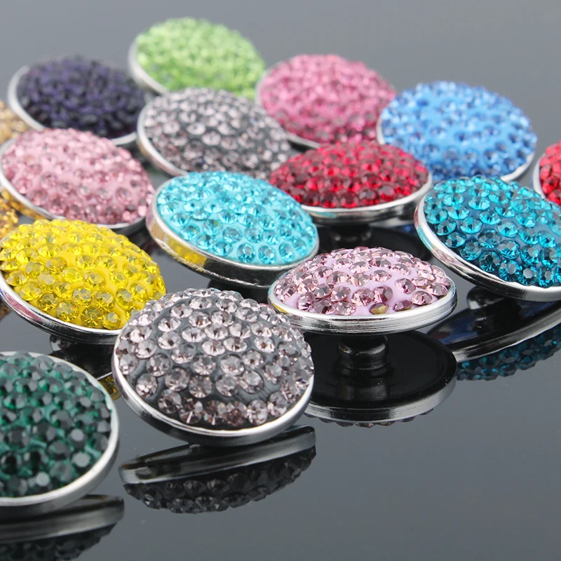 2 шт./лот DIY 20 мм оснастки пуговицы украшения аксессуары Глина горный хрусталь