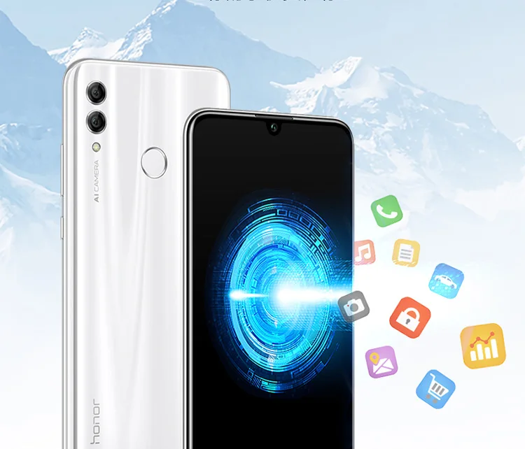 Honor 10 Lite, глобальная ПЗУ, Android 9,0, 6,21 дюйма, FHD 2340X1080, двойной шрифт, задняя камера 24 МП, AI, отпечаток пальца, 710, четыре ядра