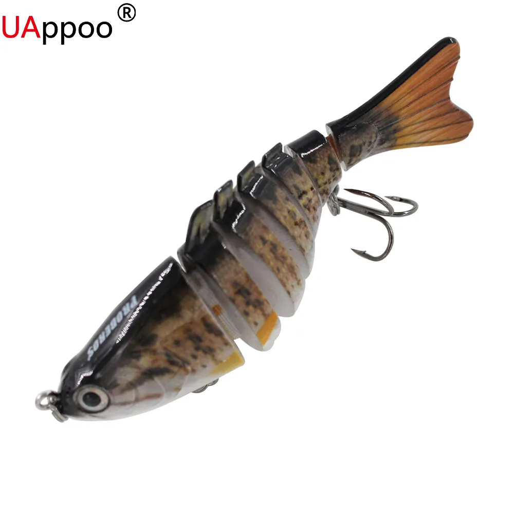 Воблер Реалистичного Рыболовную Приманку 7 Сегмент Swimbait Crankbait Жесткий Bait