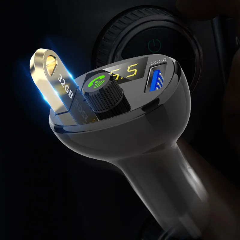 VR робот автомобильный MP3-плеер Bluetooth Handsfree fm-передатчик модулятор u-диск музыкальный плеер с двойным USB быстрым автомобильным зарядным устройством