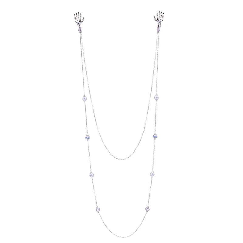 Женские Двухцветные серьги гвоздики KISS ME Hyperbole с изображением дьявола длинные