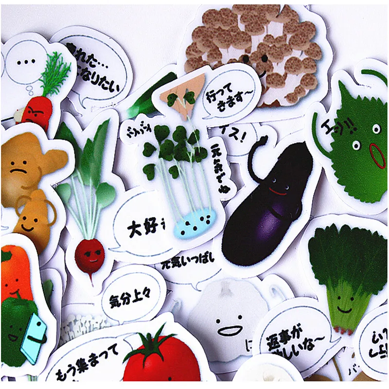 40 шт. креативная самодельная наклейка для овощей с красивой наклейкой