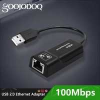 goojodoq usb ethernet adapter usb 2 0 network card to rj45 lan for win7win8win10 laptop ethernet usb