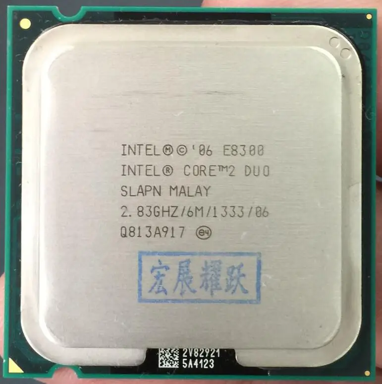 Процессор Intel Core 2 Duo E8300 (6 Мб кэш 83 ГГц 1333 МГц FSB) процессор SLAPN LGA 775 D esktop центральный