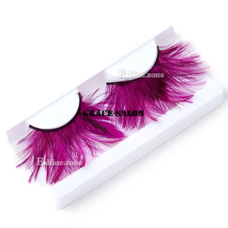 Макияж Красивые красивые длинные перьевые ресницы накладные Мягкая косметика