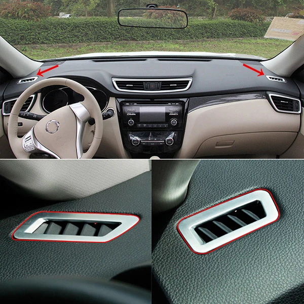 ABS Хромированная панель + задний подлокотник коробка кондиционера