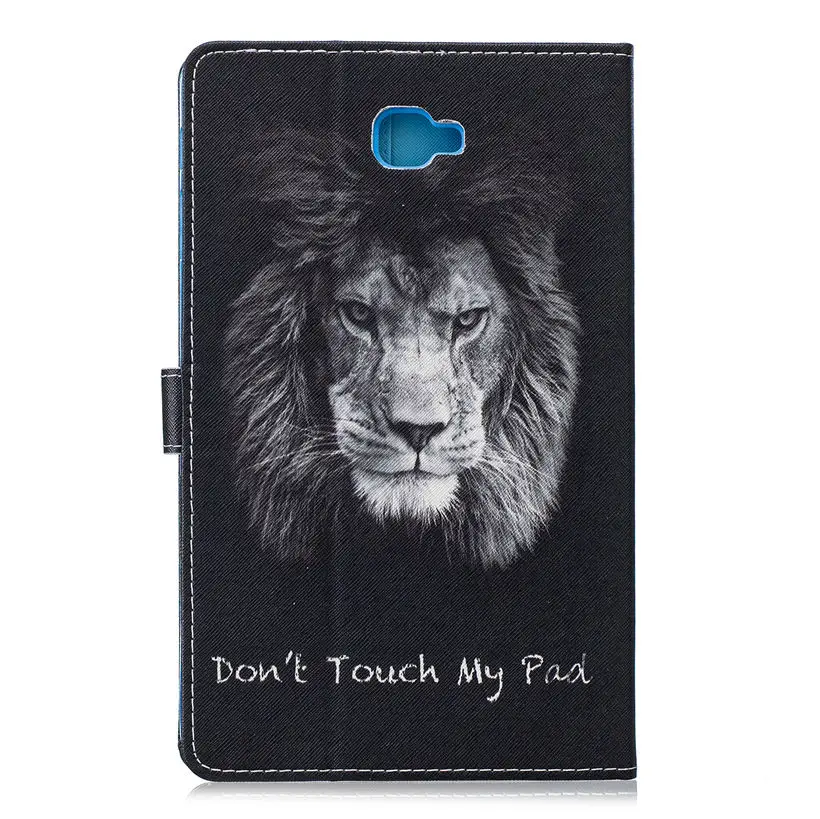 Чехол Fundas для Samsung Galaxy Tab A A6 10 1 дюйма SM-T585 T585 T580 T585N умный чехол из искусственной