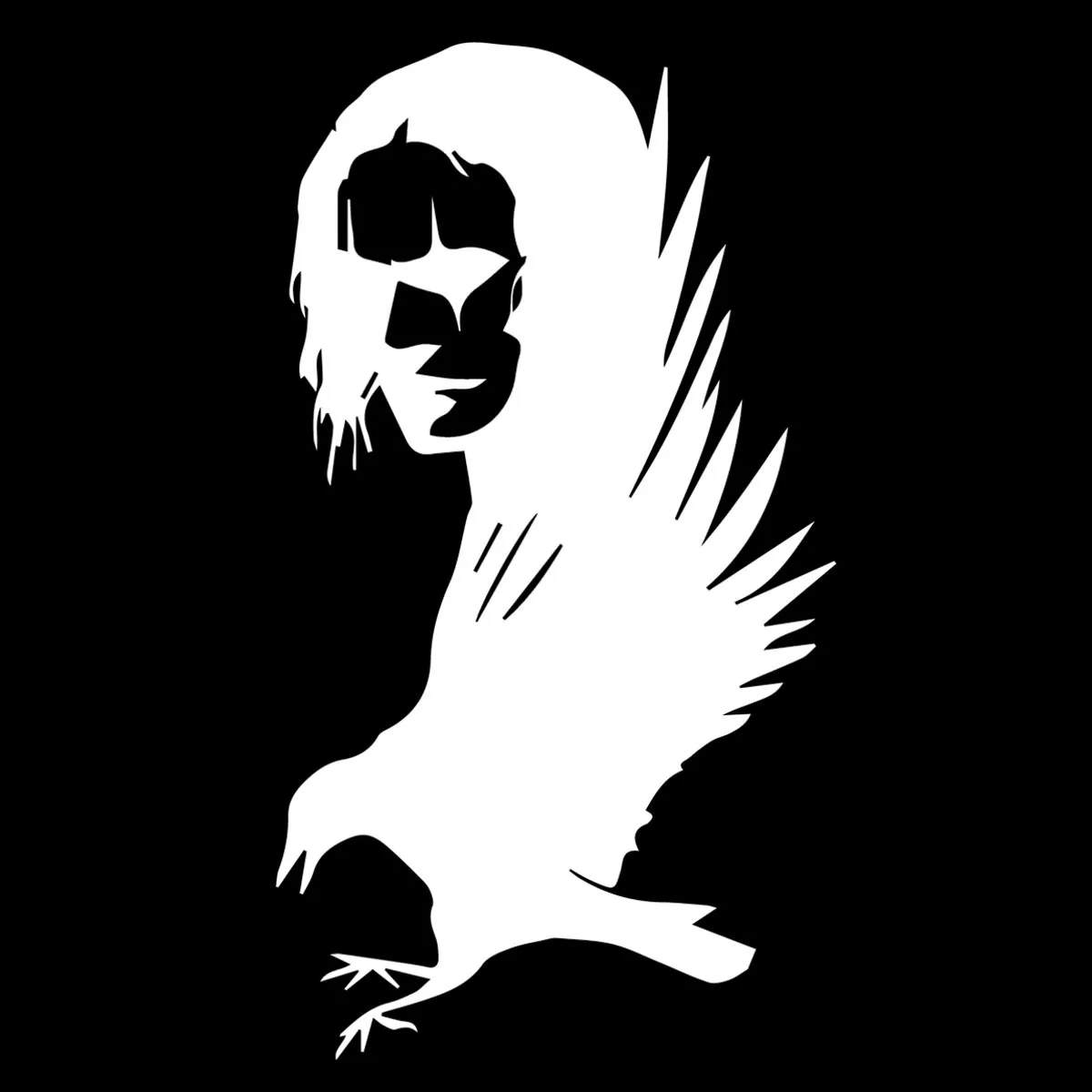 Crow Man Автомобильная наклейка виниловый грузовик ноутбук окно мотоцикл для стенок