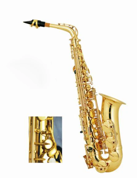 

Eb Alto Saxophone Yellow Brass sax alto with Foambody case wood wind musical instruments