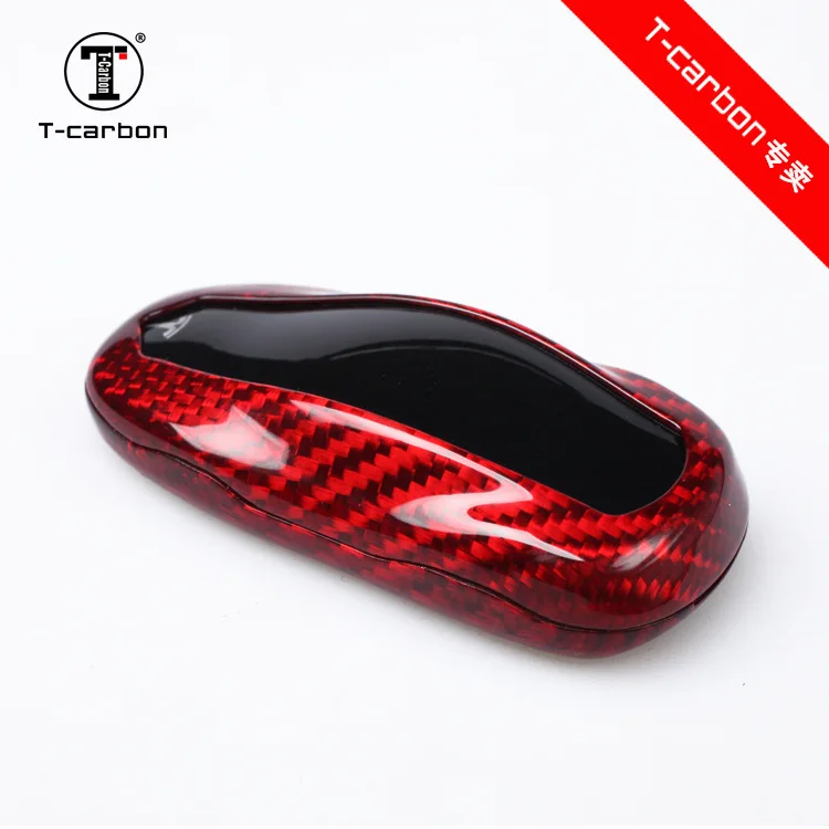For Tesla Car Key Case Really Carbon Fiber Shell Protective | Автомобили и мотоциклы