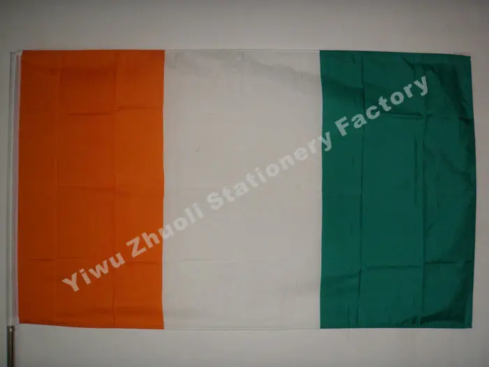 

Ivory Coast Flag 150X90cm (3x5FT) 115g Ivory Coast Narional Flag