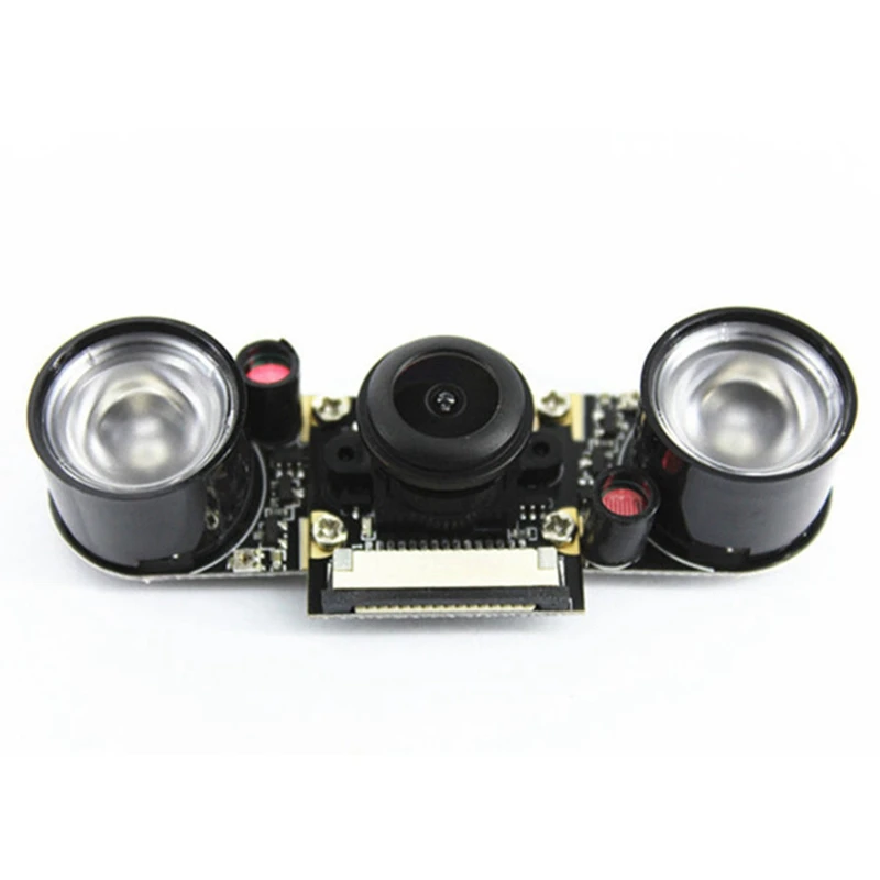 Smart Raspberry Pi Infrared Night Camera Module 5 Mp Wide Angle 130 Degree Fisheye With Ir Sensor Led Light |