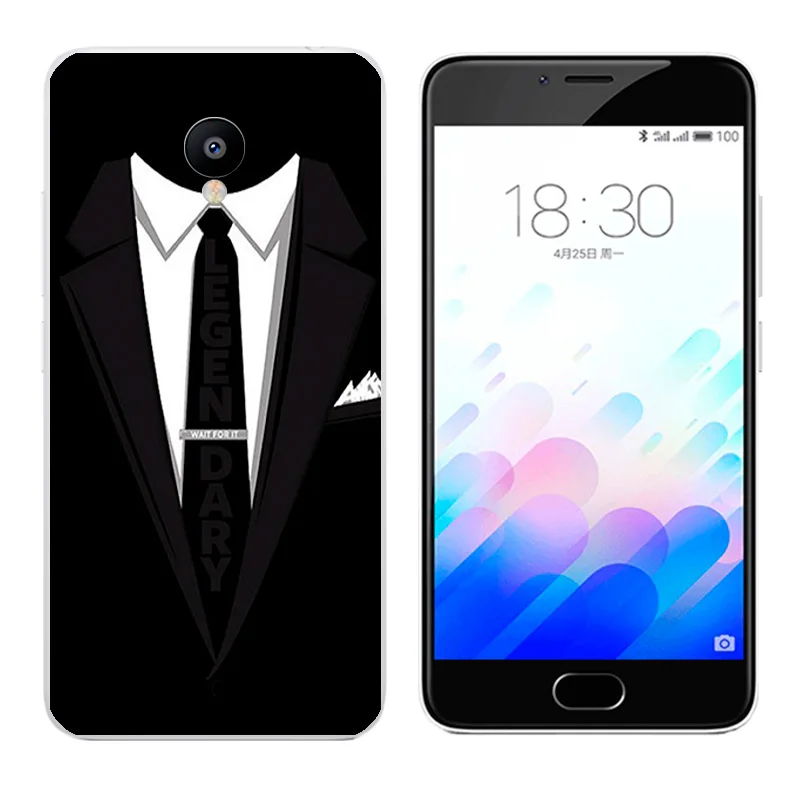 Мягкий силиконовый чехол из ТПУ для Meizu M3 M3s M3S Mini с принтом жизни задняя крышка