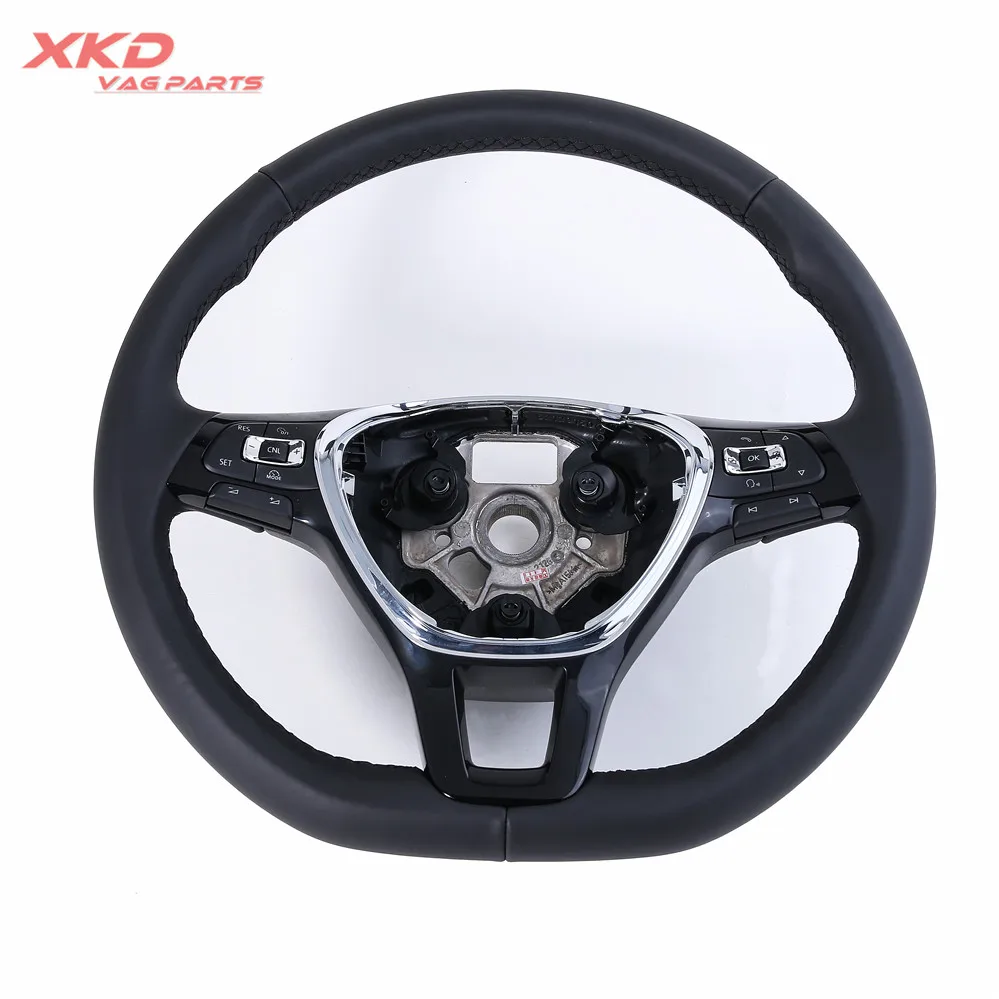 Новое черное Многофункциональное рулевое колесо подходит для J etta MK6 Tiguan 5NG419091 C CYT