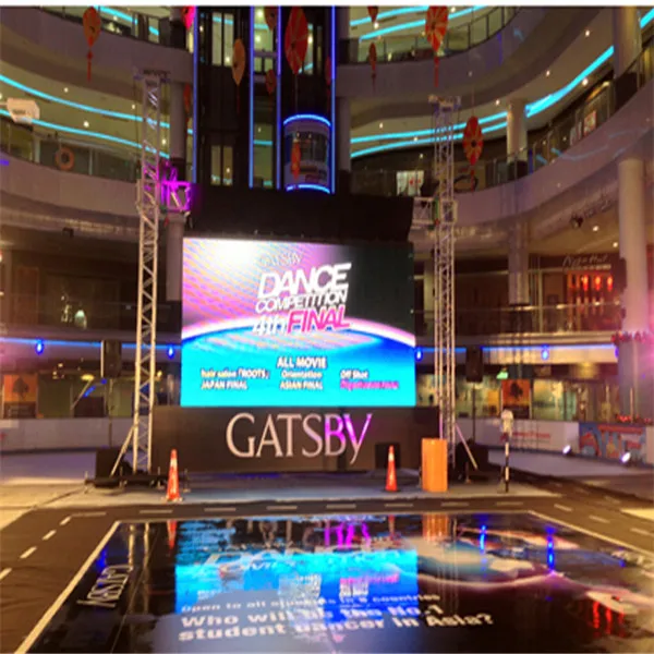 Прозрачный стеклянный светодиодный дисплей P5 наружный рекламный p6 модуль |