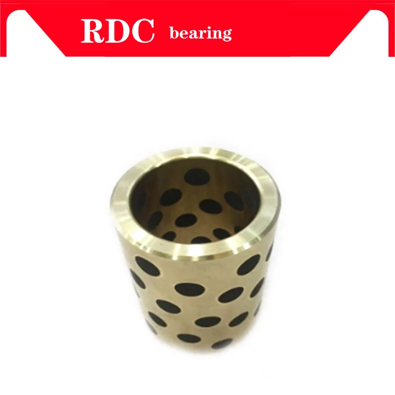 

Free shipping 2pcs 16x28x37 mm linear graphite copper set bearing copper bushing oil self-lubricating bearing JDB LM16UU LM16
