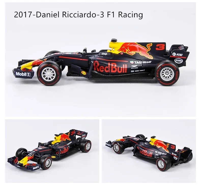 Bburago 1:43 Ferrari racing F1 NO5 имитация сплава супер модель игрушечной машины для с рулевым колесом управления передним рулем