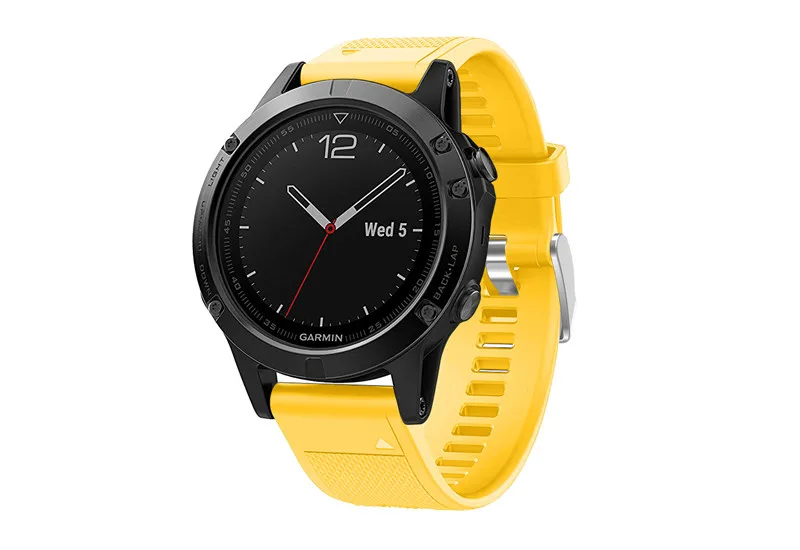 26 22 20 мм ремешок для часов Garmin Fenix 5X5 5S Plus 3 3 HR Forerunner 935 часы Quick Release силиконовый легкий ремешок на запястье