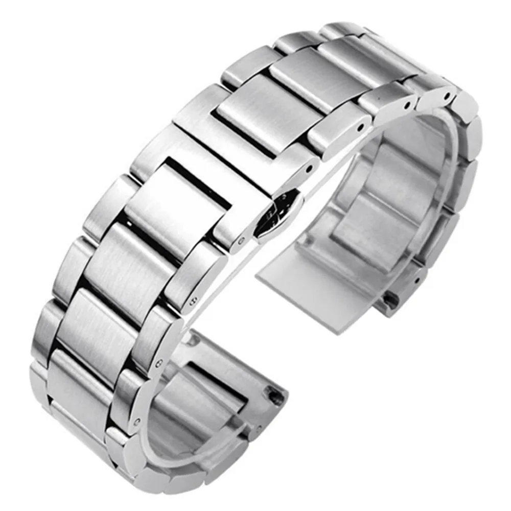 Ремешок для часов из нержавеющей стали для Casio Seiko Citizen, ремешок для часов, браслет на запястье 18 20 22 24 мм+ инструмент