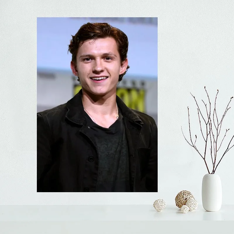 Новинка 2020 года Постер Tom Holland обычный атласный постер тканевый настенный с